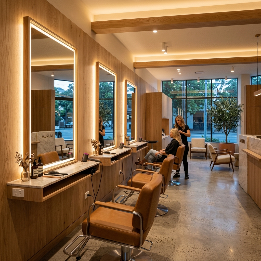 AURA Salon Innenansicht
